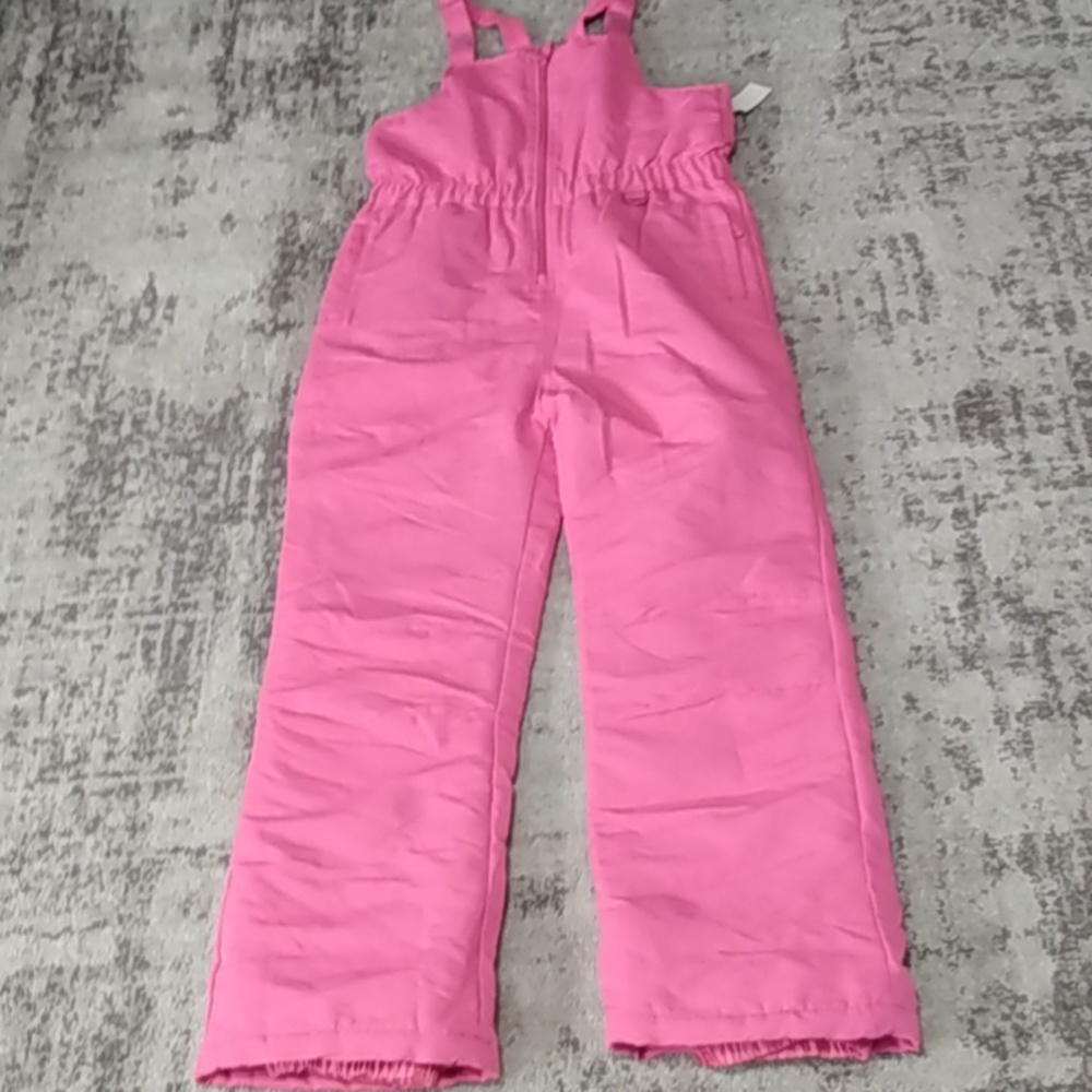 Roebuck & Co. Pink snow bib